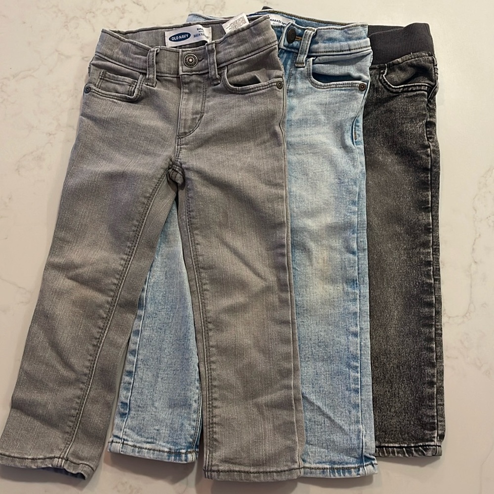 Size 3T Old Navy Boy’s Stretch Denim Bundle Lot 3 Pieces